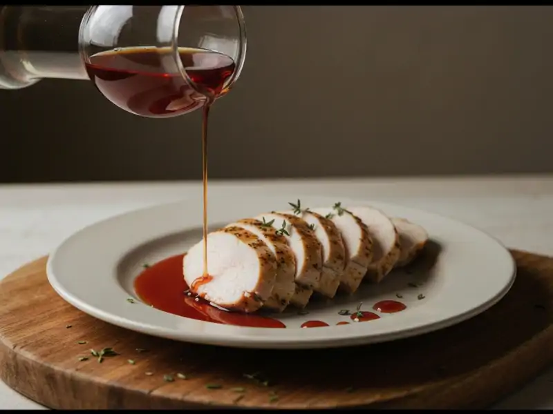 Sliced chicken breast