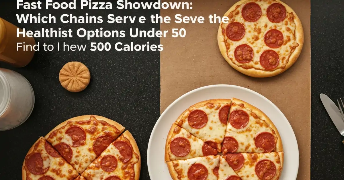 Featured image for Fast Food Pizza Showdown: Which Chains Serve the Healthiest Options Under 500 Calories