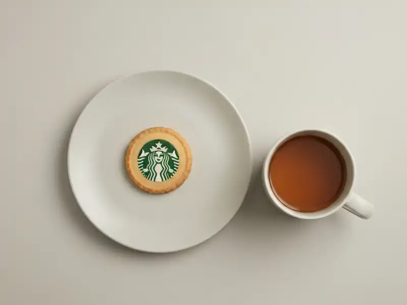 A single Starbucks shortbread cookie